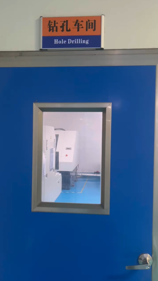 Hole drilling room